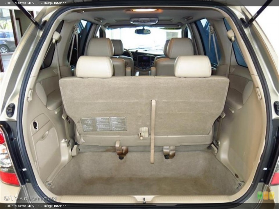 Beige Interior Trunk for the 2006 Mazda MPV ES #80742315