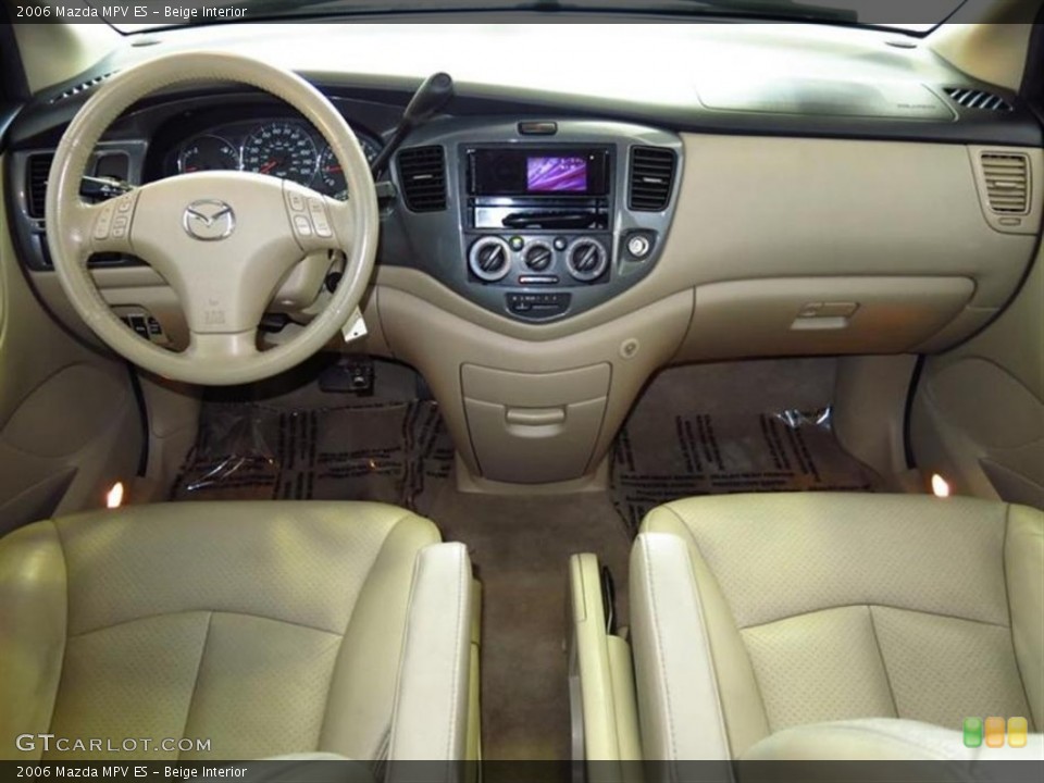 Beige Interior Dashboard for the 2006 Mazda MPV ES #80742387