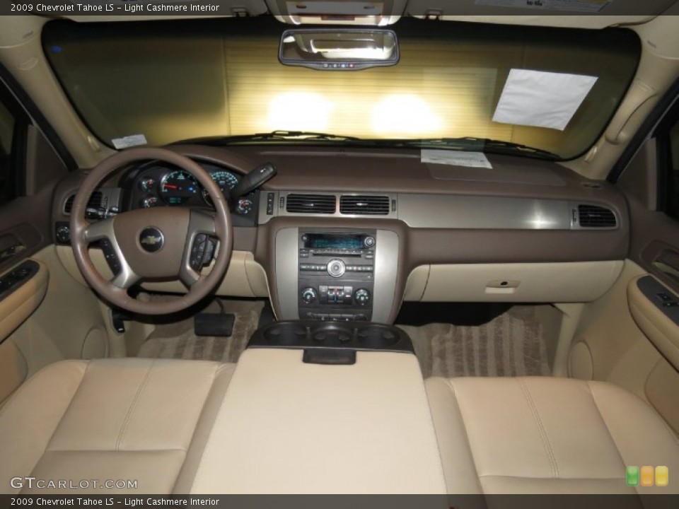 Light Cashmere Interior Dashboard for the 2009 Chevrolet Tahoe LS #80743555