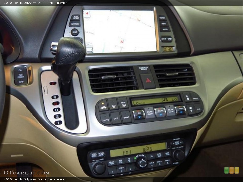 Beige Interior Controls for the 2010 Honda Odyssey EX-L #80744555