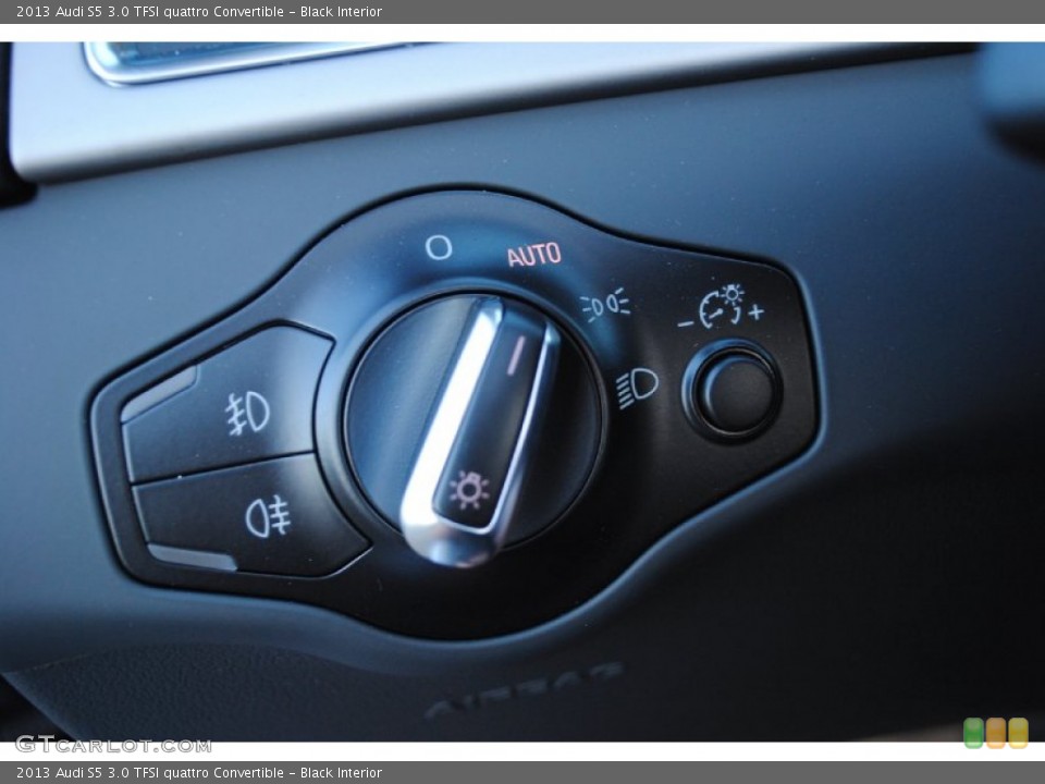 Black Interior Controls for the 2013 Audi S5 3.0 TFSI quattro Convertible #80744722