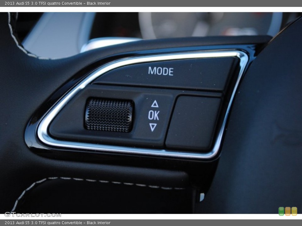 Black Interior Controls for the 2013 Audi S5 3.0 TFSI quattro Convertible #80744797