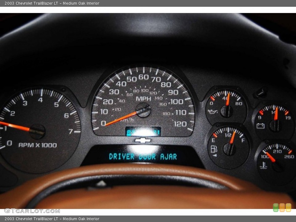 Medium Oak Interior Gauges for the 2003 Chevrolet TrailBlazer LT #80745640