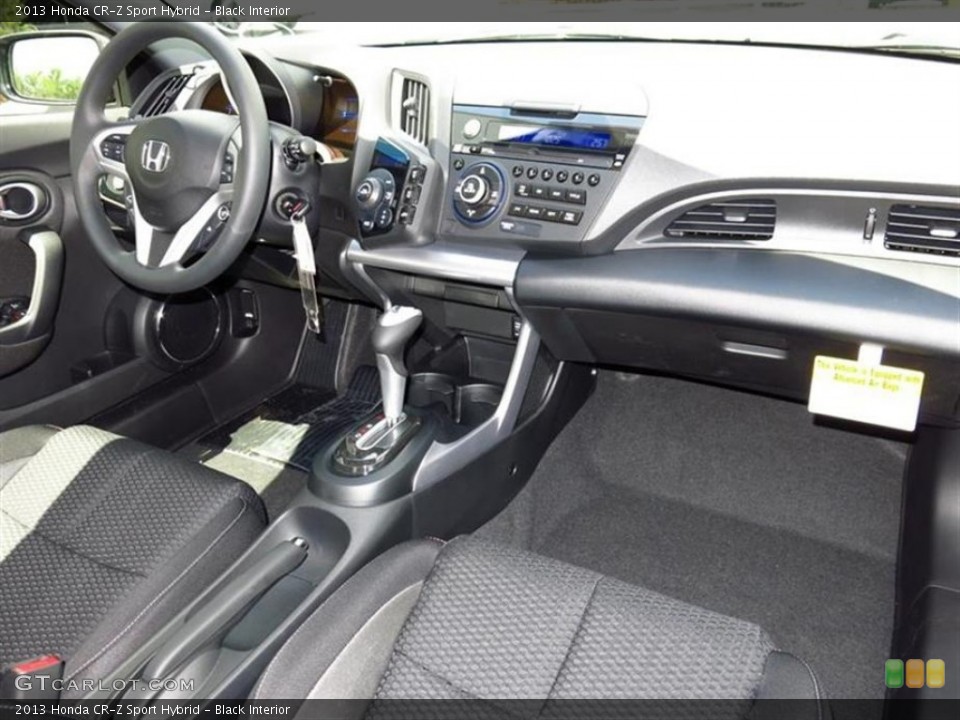 Black Interior Dashboard for the 2013 Honda CR-Z Sport Hybrid #80747517