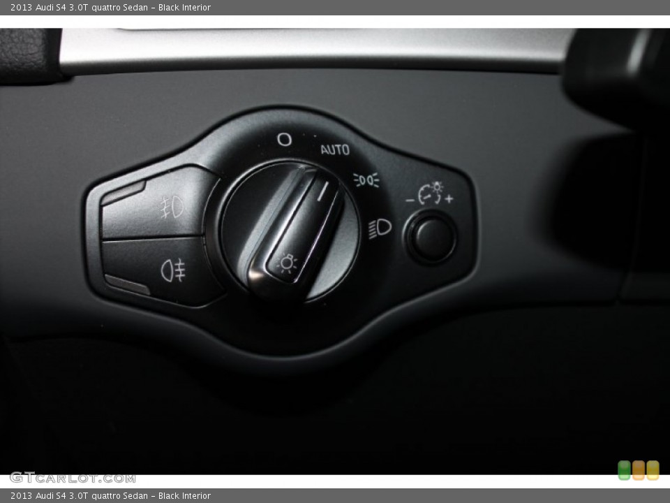 Black Interior Controls for the 2013 Audi S4 3.0T quattro Sedan #80749797