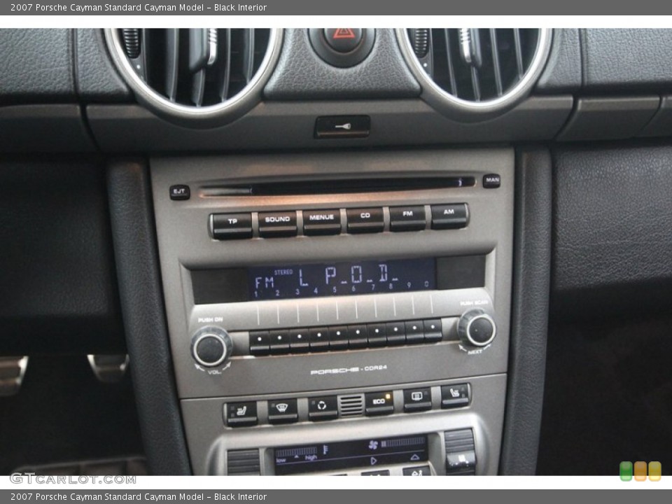 Black Interior Controls for the 2007 Porsche Cayman  #80750310