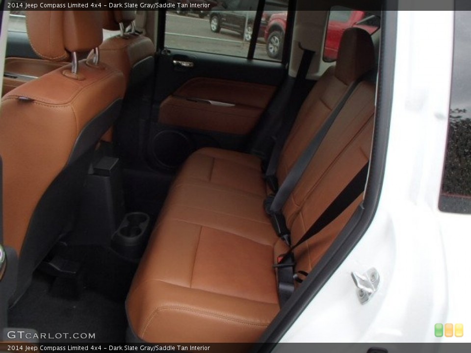 Dark Slate Gray/Saddle Tan Interior Rear Seat for the 2014 Jeep Compass Limited 4x4 #80751242