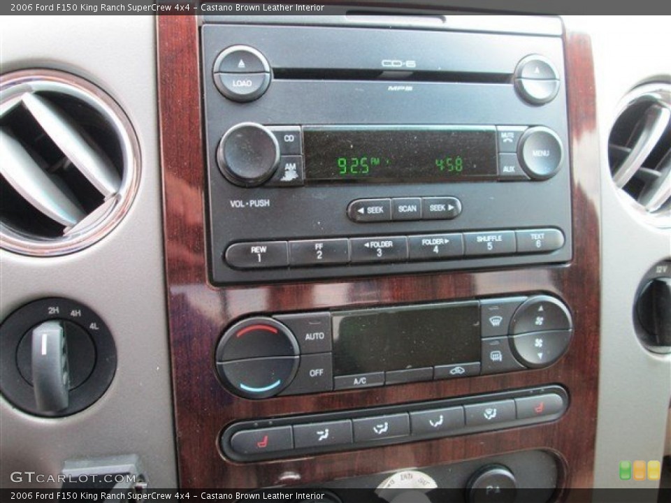 Castano Brown Leather Interior Controls for the 2006 Ford F150 King Ranch SuperCrew 4x4 #80752110