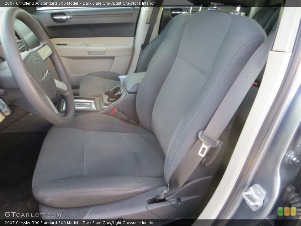 Dark Slate Gray/Light Graystone Interior Front Seat for the 2007 Chrysler 300  #80752182