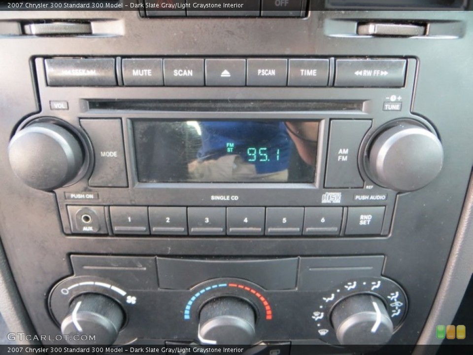 Dark Slate Gray/Light Graystone Interior Audio System for the 2007 Chrysler 300  #80752308