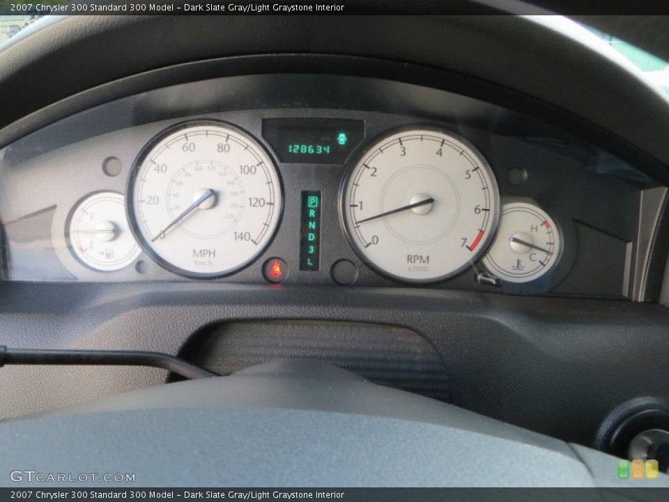 Dark Slate Gray/Light Graystone Interior Gauges for the 2007 Chrysler 300  #80752399