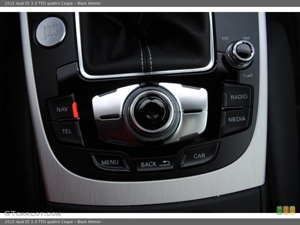 Black Interior Controls for the 2013 Audi S5 3.0 TFSI quattro Coupe #80752558