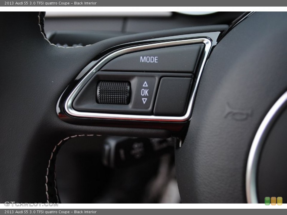 Black Interior Controls for the 2013 Audi S5 3.0 TFSI quattro Coupe #80752624