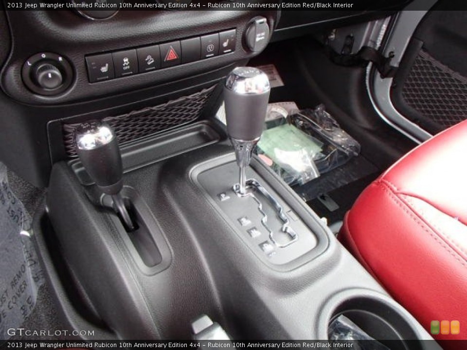 Rubicon 10th Anniversary Edition Red/Black Interior Transmission for the 2013 Jeep Wrangler Unlimited Rubicon 10th Anniversary Edition 4x4 #80752997