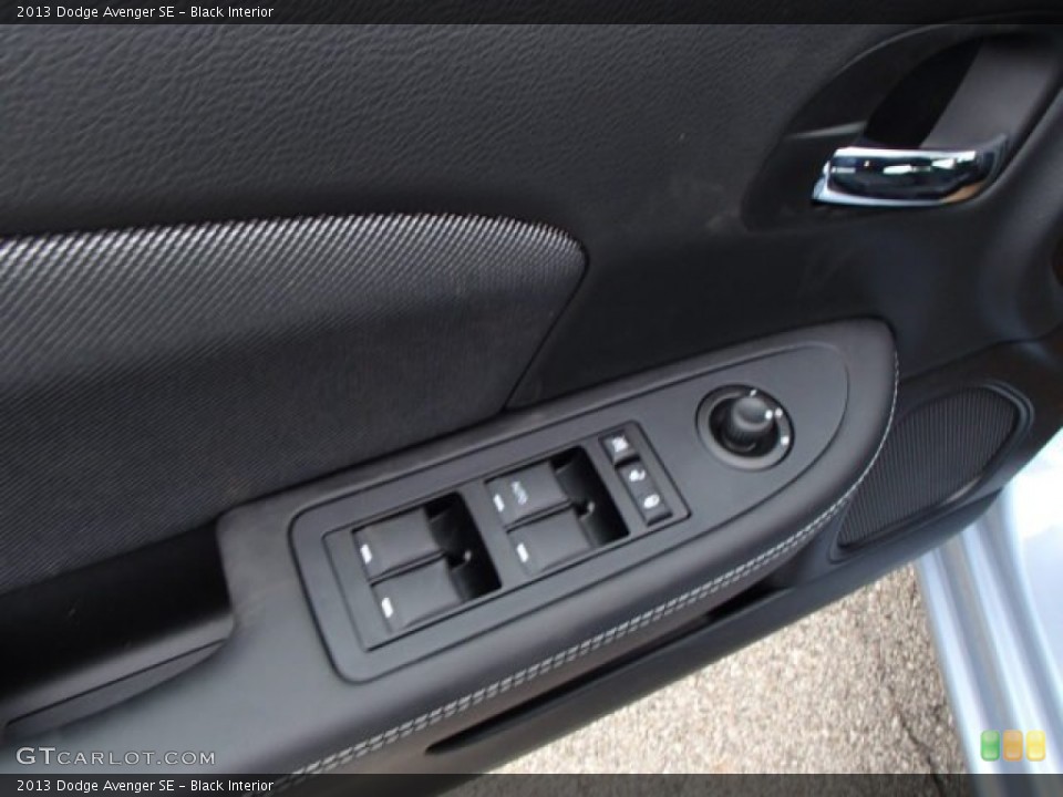 Black Interior Controls for the 2013 Dodge Avenger SE #80754712
