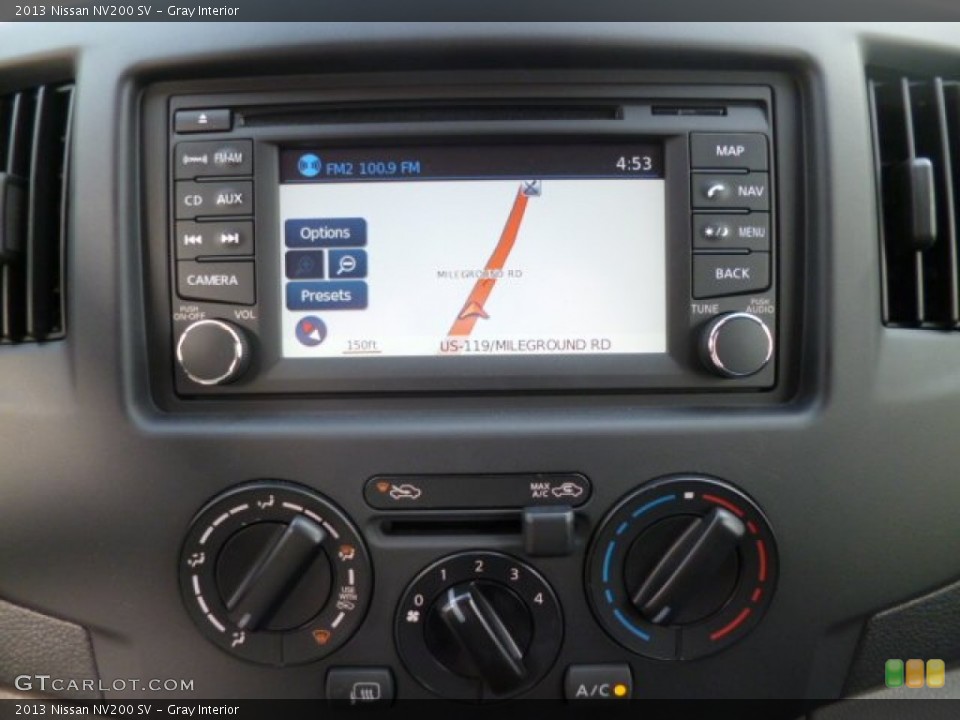 Gray Interior Navigation for the 2013 Nissan NV200 SV #80757315