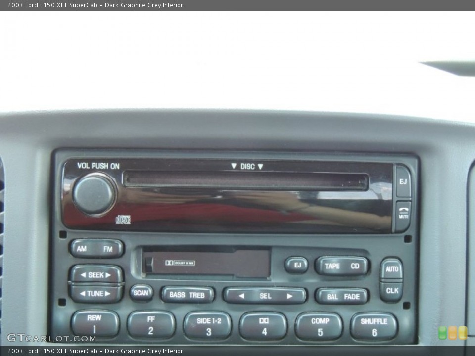Dark Graphite Grey Interior Audio System for the 2003 Ford F150 XLT SuperCab #80757384