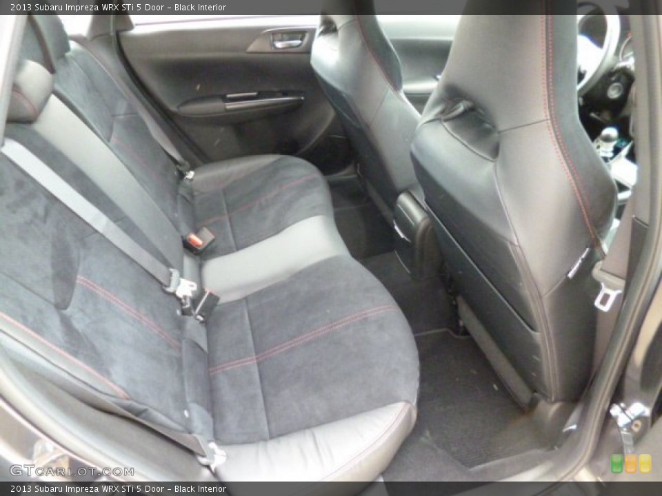 Black Interior Rear Seat for the 2013 Subaru Impreza WRX STi 5 Door #80758930