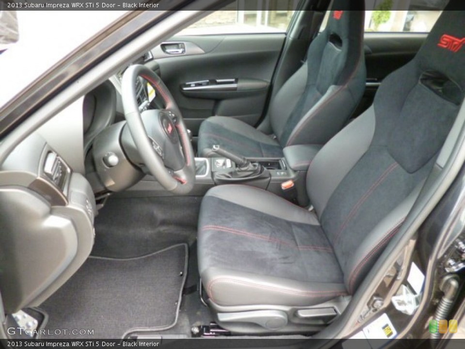 Black Interior Photo for the 2013 Subaru Impreza WRX STi 5 Door #80759014