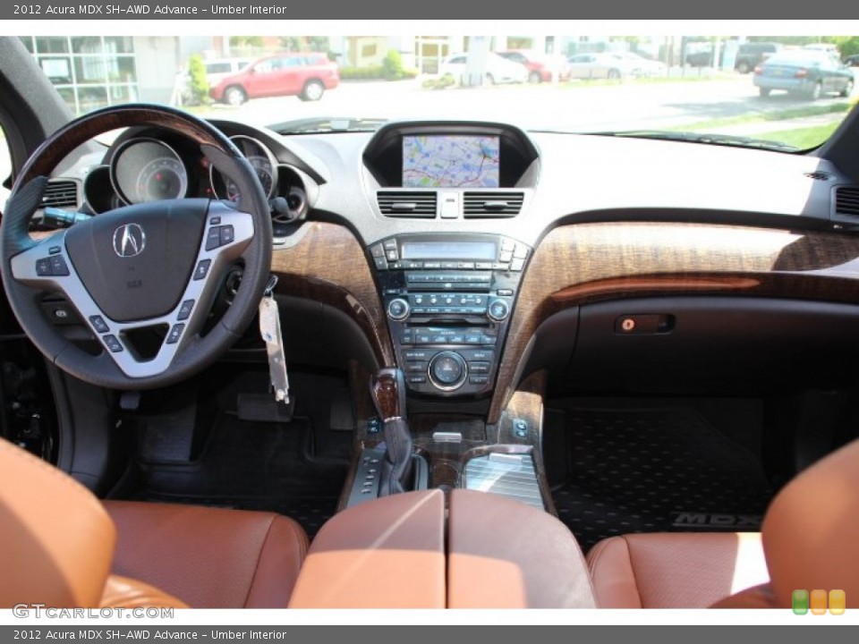 Umber Interior Dashboard for the 2012 Acura MDX SH-AWD Advance #80759394