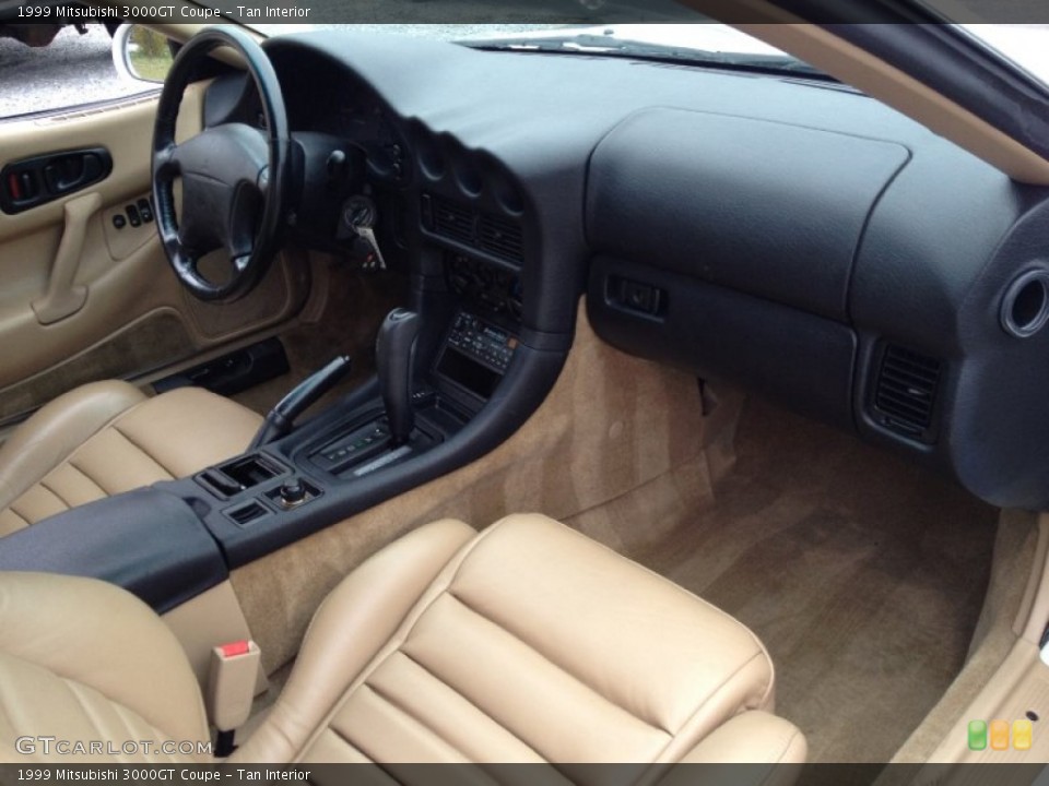 Tan Interior Dashboard for the 1999 Mitsubishi 3000GT Coupe #80760077