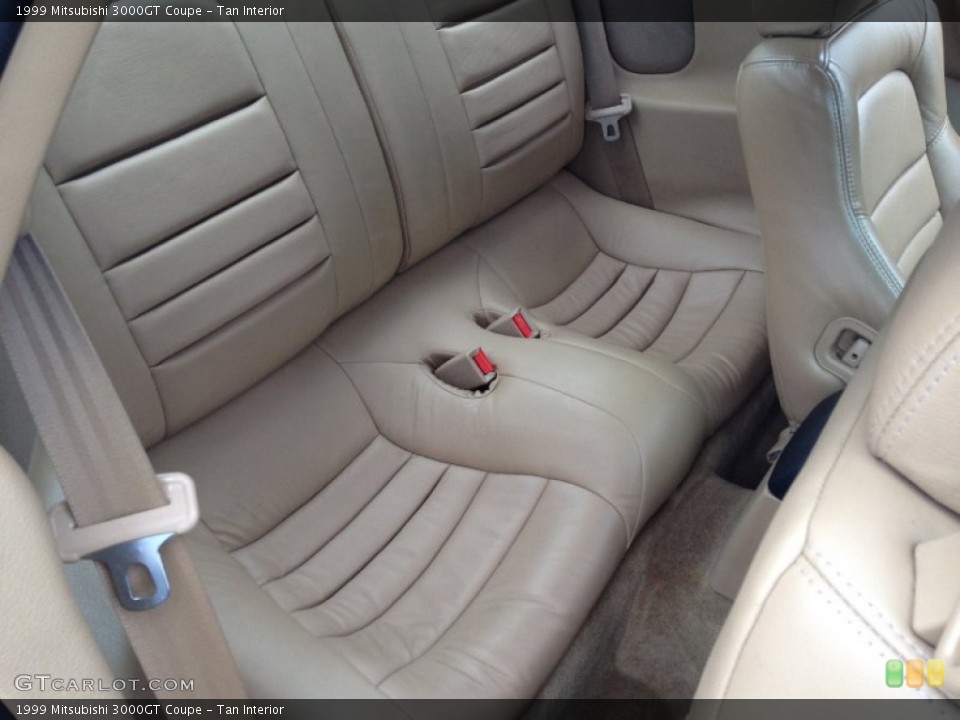 Tan Interior Rear Seat for the 1999 Mitsubishi 3000GT Coupe #80760124