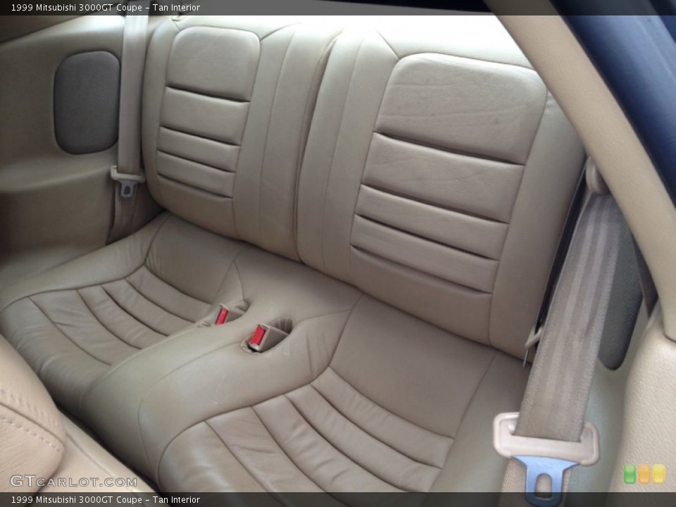 Tan Interior Rear Seat for the 1999 Mitsubishi 3000GT Coupe #80760420