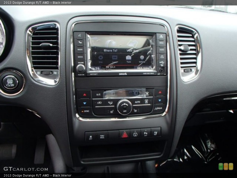 Black Interior Controls for the 2013 Dodge Durango R/T AWD #80760431