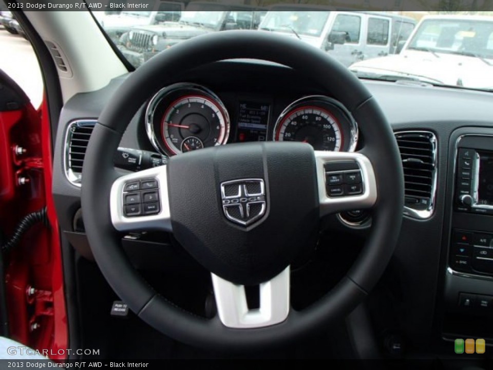Black Interior Steering Wheel for the 2013 Dodge Durango R/T AWD #80760471