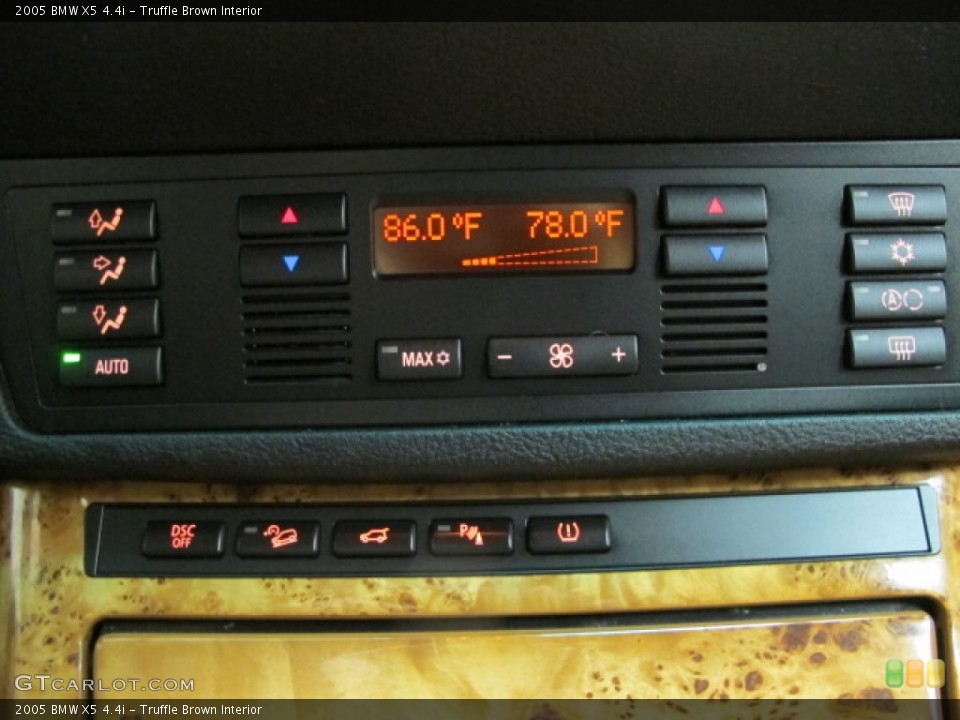 Truffle Brown Interior Controls for the 2005 BMW X5 4.4i #80761280