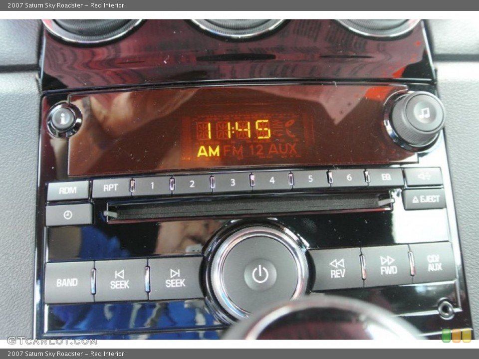 Red Interior Controls for the 2007 Saturn Sky Roadster #80761961