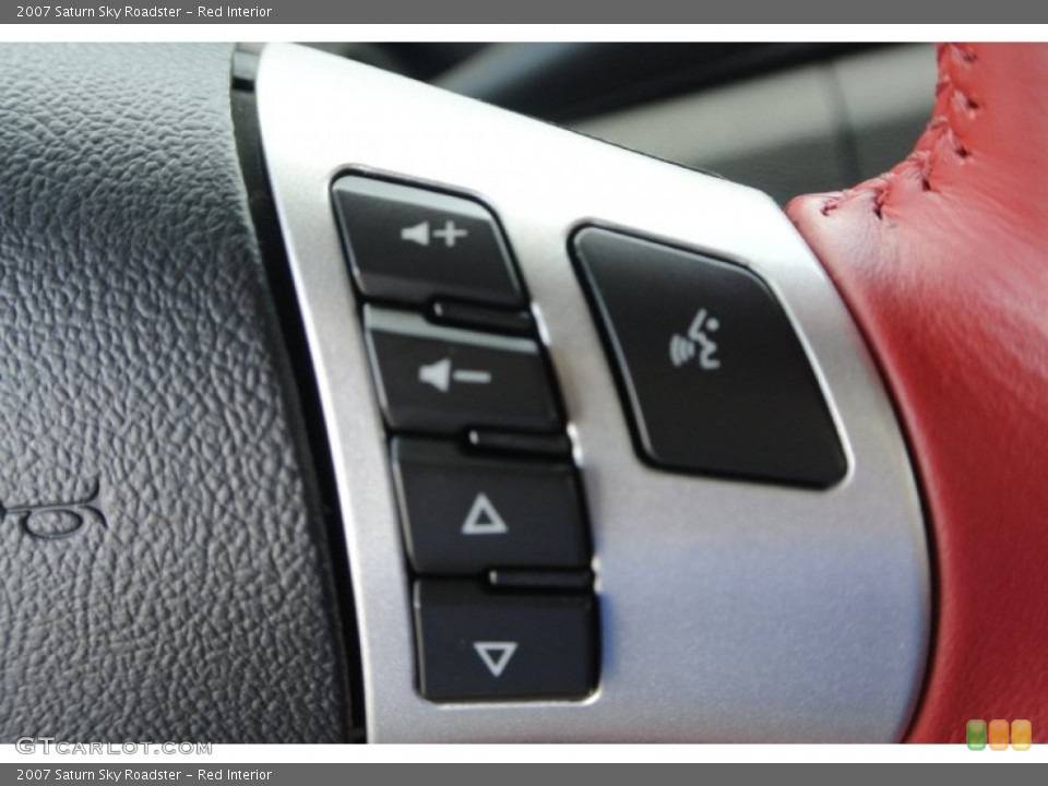 Red Interior Controls for the 2007 Saturn Sky Roadster #80761983