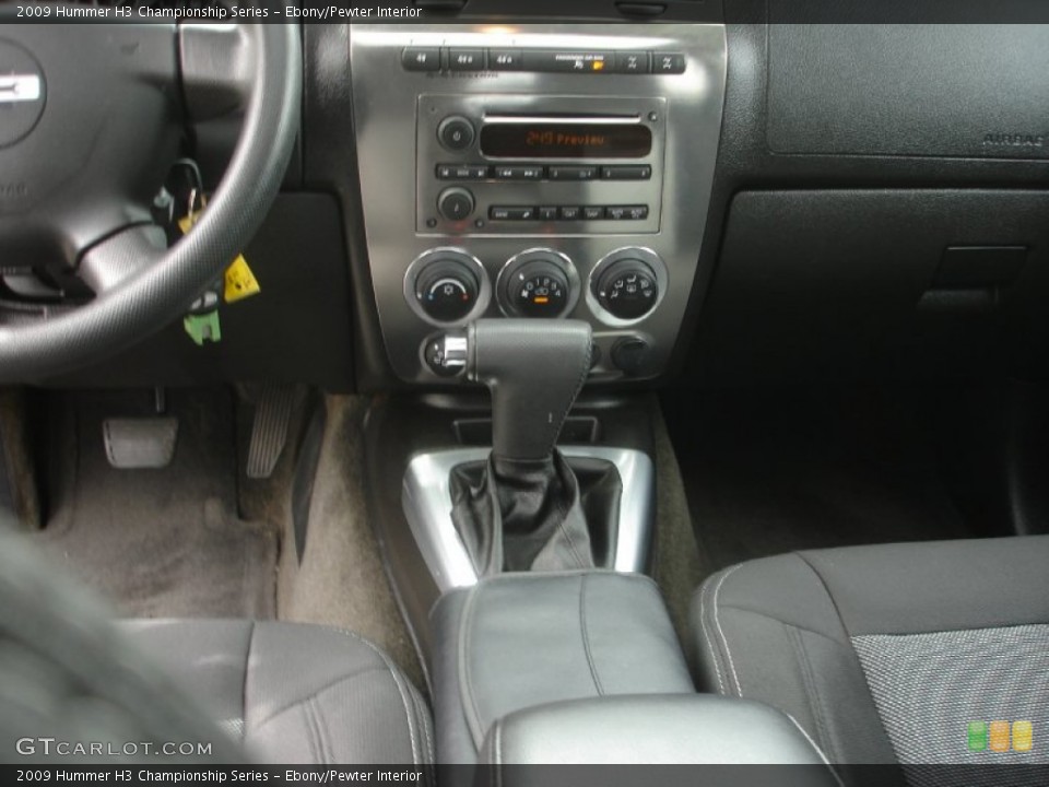 Ebony/Pewter Interior Controls for the 2009 Hummer H3 Championship Series #80762044