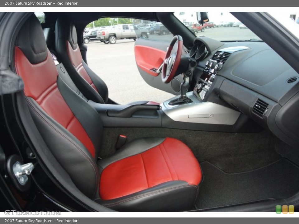 Red Interior Front Seat for the 2007 Saturn Sky Roadster #80762058