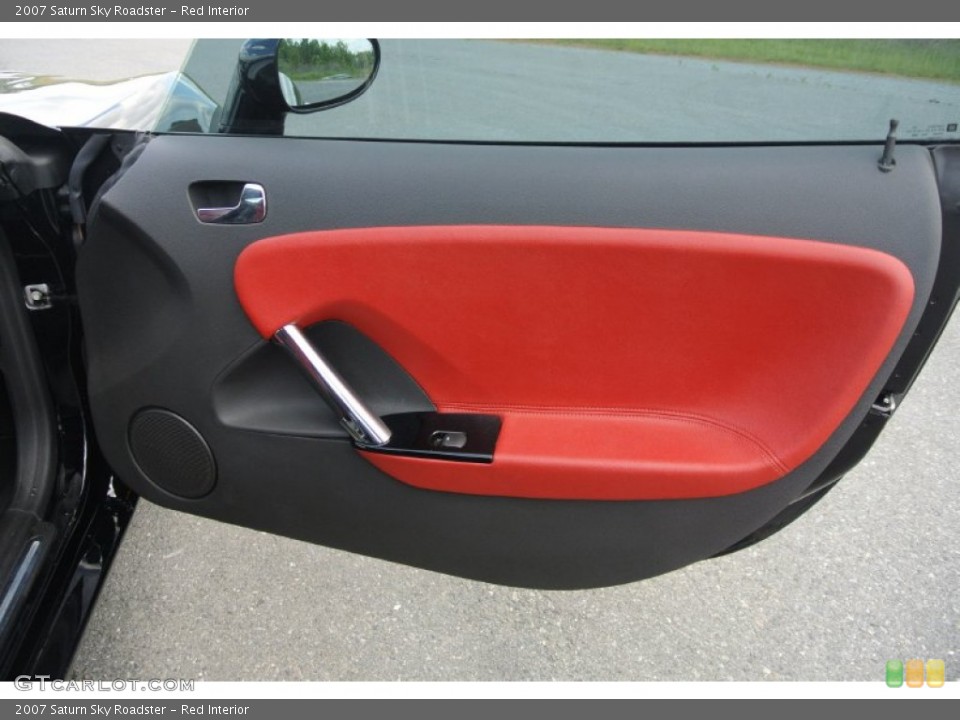 Red Interior Door Panel for the 2007 Saturn Sky Roadster #80762085