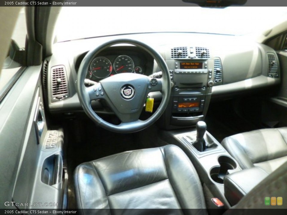 Ebony Interior Prime Interior for the 2005 Cadillac CTS Sedan #80762202