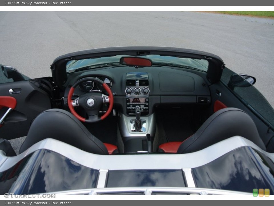 Red Interior Dashboard for the 2007 Saturn Sky Roadster #80762241