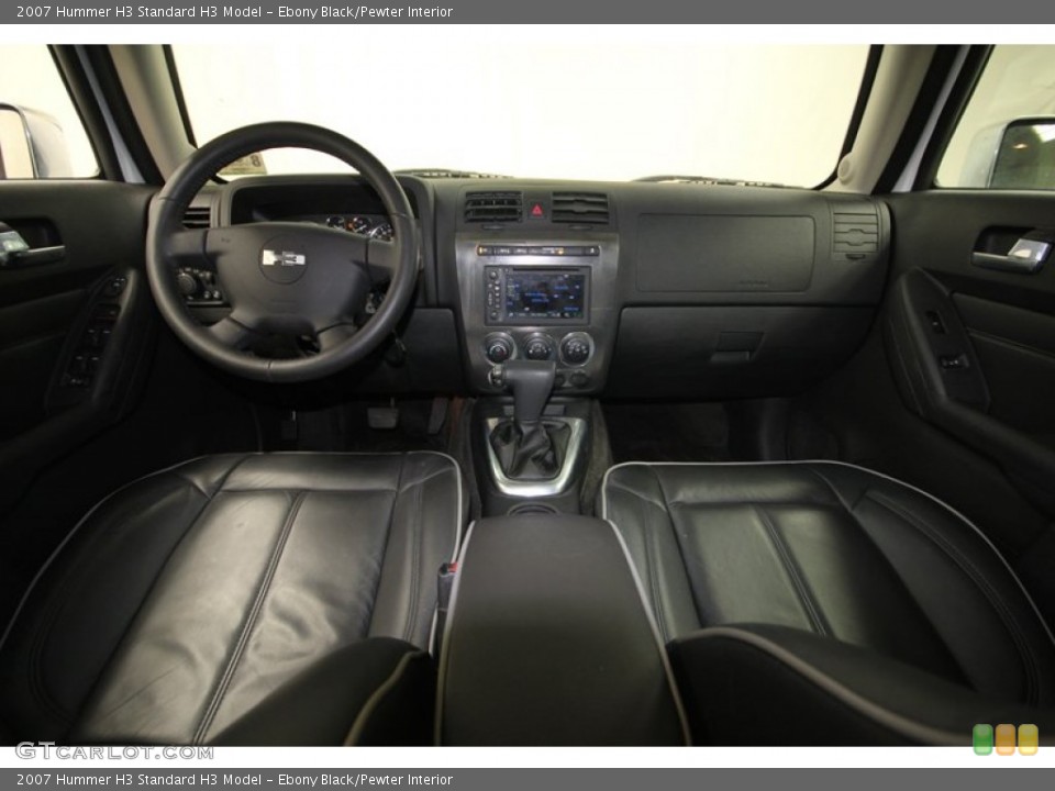 Ebony Black/Pewter Interior Dashboard for the 2007 Hummer H3  #80763488