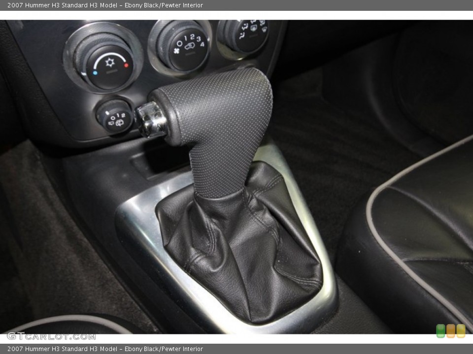 Ebony Black/Pewter Interior Transmission for the 2007 Hummer H3  #80763898