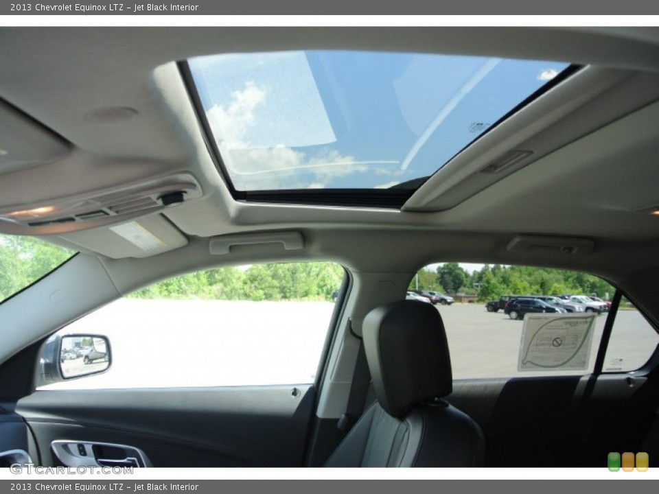 Jet Black Interior Sunroof for the 2013 Chevrolet Equinox LTZ #80764575
