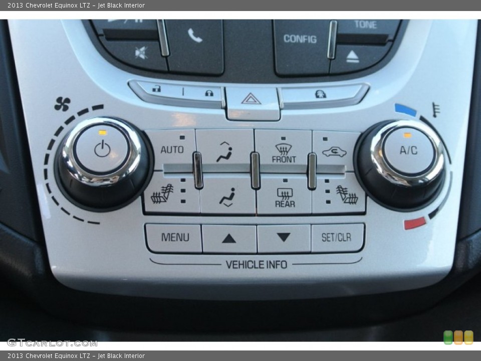 Jet Black Interior Controls for the 2013 Chevrolet Equinox LTZ #80764598