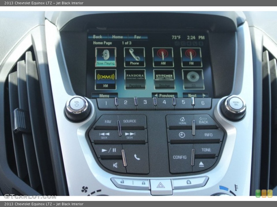 Jet Black Interior Controls for the 2013 Chevrolet Equinox LTZ #80764617
