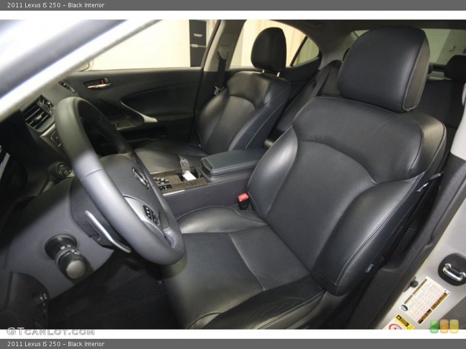 Black Interior Front Seat for the 2011 Lexus IS 250 #80766583