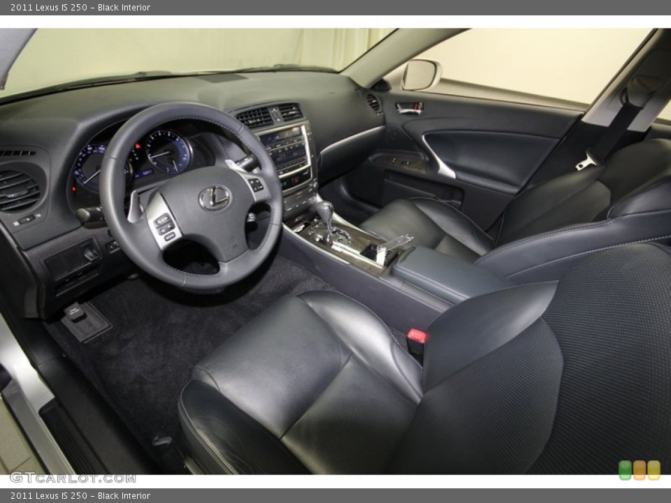 Black 2011 Lexus IS Interiors