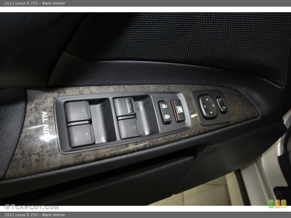 Black Interior Controls for the 2011 Lexus IS 250 #80766881