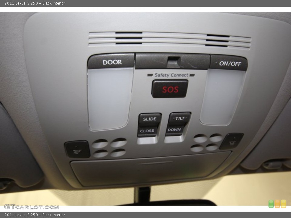 Black Interior Controls for the 2011 Lexus IS 250 #80766957