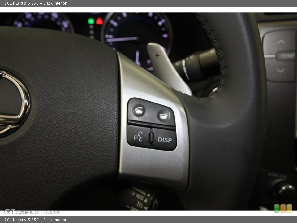 Black Interior Controls for the 2011 Lexus IS 250 #80767137