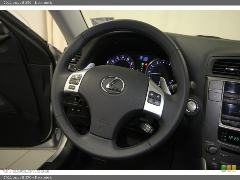 Black Interior Steering Wheel for the 2011 Lexus IS 250 #80767256
