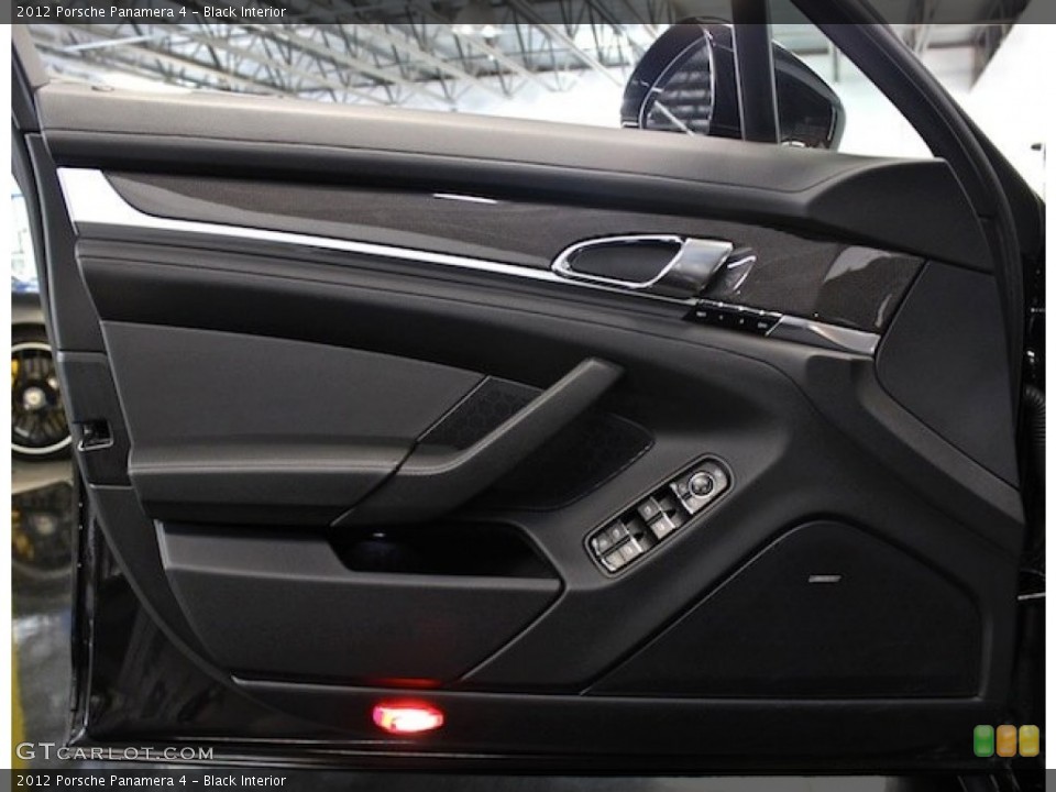 Black Interior Door Panel for the 2012 Porsche Panamera 4 #80767722