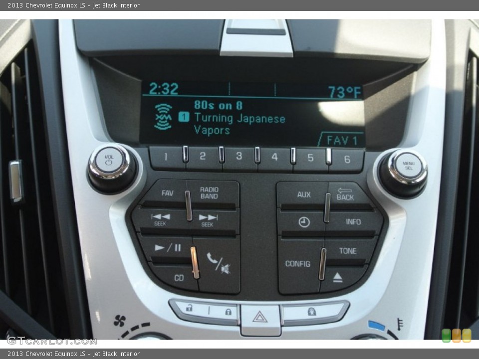 Jet Black Interior Controls for the 2013 Chevrolet Equinox LS #80767847
